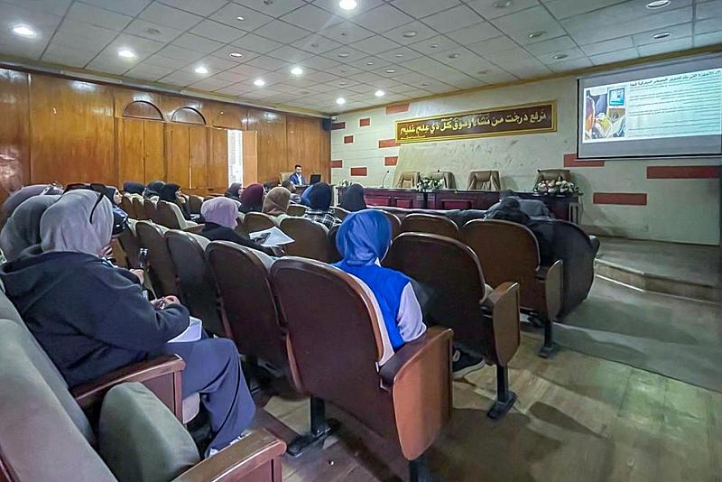 قسم الشؤون الفكرية يقدم الورشة التدريبية الثانية حول رقمنة الأوعية المعرفية في الجامعة المستنصرية