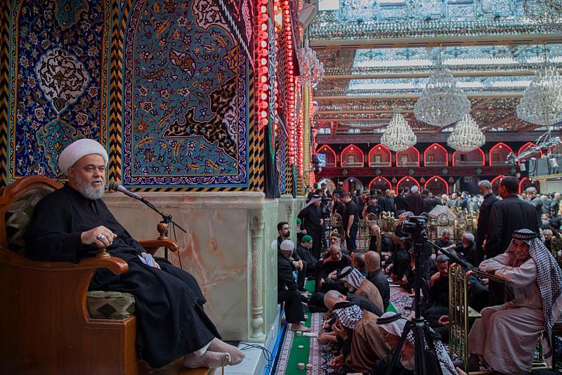 قسم الشؤون الدينية يختتم برنامجه العزائي الخاص بذكرى شهادة الإمام السجاد (عليه السلام)