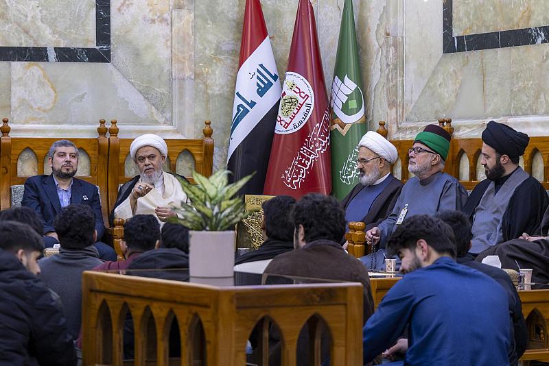 قسم الشؤون الدينية يستقبل وفدًا متعدد الجنسيات من أتباع أهل البيت (عليهم السلام)