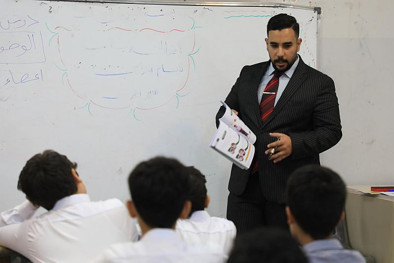 تفاعل كبير بين الطلبة واساتذتهم في مشروع الدورات القرآنية الصيفية بكربلاء