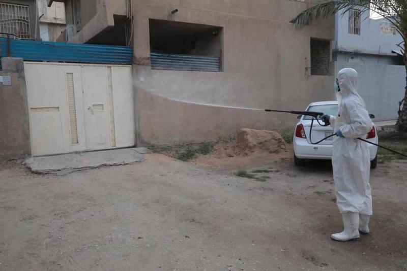  حملةُ تعفيرٍ وتعقيم لداخل مدينة كربلاء القديمة وخارجها