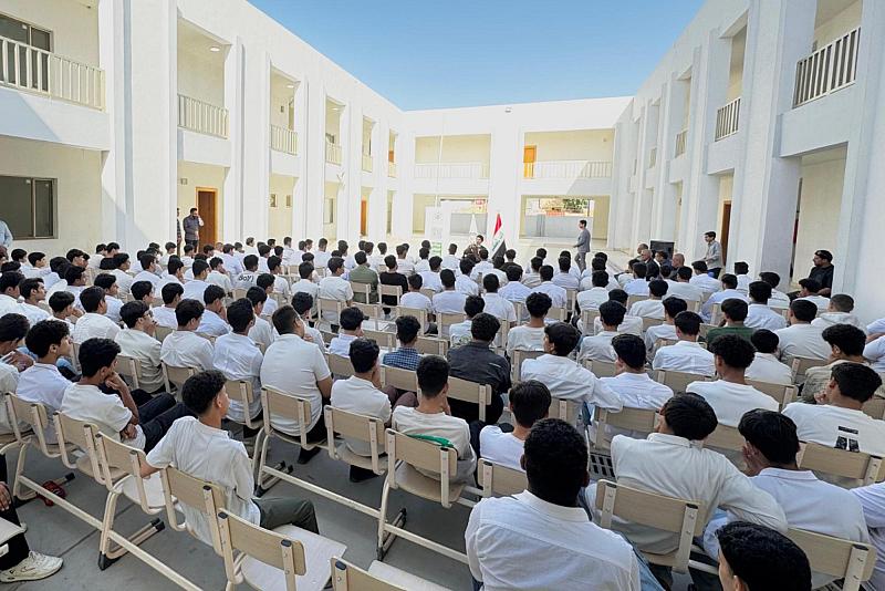 قسم الشؤون الفكرية يقيم ندوة ثقافية لعدد من طلبة المرحلة الإعدادية في ذي قار