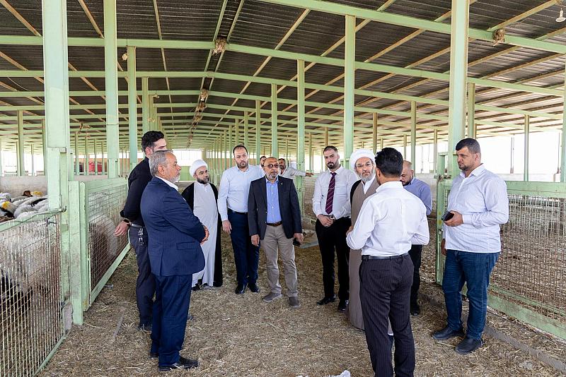 قسم العلاقات ينظم جولة ميدانية لوفد مؤسسة العين في عدد من مشاريع العتبة العباسية المقدسة