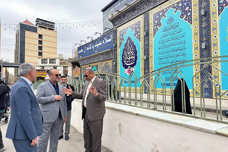 إدارة العتبة العباسية المقدسة تطَّلع على استعدادات قسم المقام لزيارة النصف من شعبان