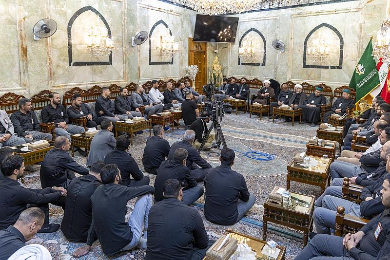 العتبة العباسية المقدسة تواصل عقد مجالسها العزائية بذكرى فاجعة هدم قبور أئمة البقيع (عليهم السلام)