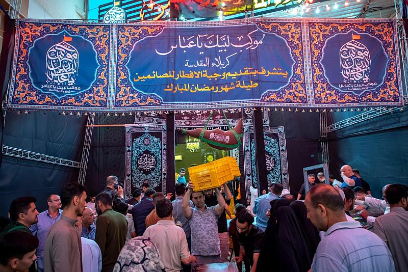 العتبة العباسية المقدسة تقدم التسهيلات للمواكب الخدمية في شهر رمضان
