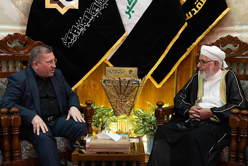 وفد من ديوان الوقف السنّي يشيد بخدمات العتبة العباسية المقدسة المقدَّمة للزائرين