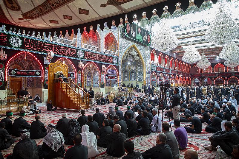 العتبة العباسية المقدسة تقيم مجلس عزاء بذكرى شهادة الإمام الحسن (عليه السلام)