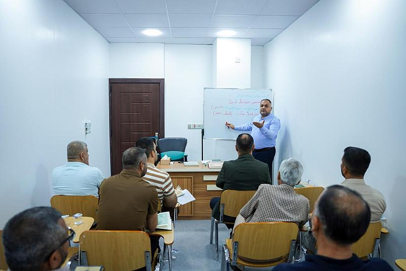 المجمَع العلميّ يُقيم الدورة التطويرية الثانية لأساتذة دوراته القرآنيّة الصيفيّة في صلاح الدين