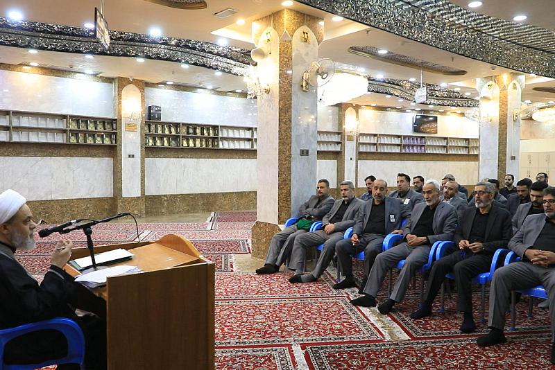 قسم الشؤون الدينية ينظّم دورة لمنتسبي شعبة رعاية الحرم الطاهر