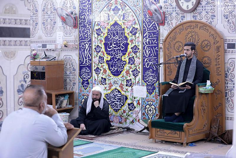 المجمع العلمي يقيم مجلسًا تأبينيًّا على روح المرجع الديني الشيخ محمد إسحاق الفياض (رضوان الله عليه) في كربلاء