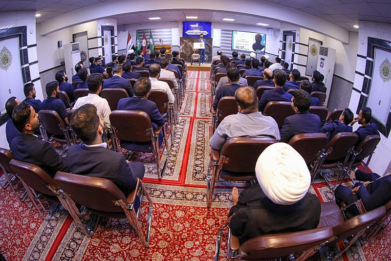 المجمع العلمي يحتفل بالمنتسب المثالي لعام 2023 في معهد القرآن الكريم في النجف الأشرف