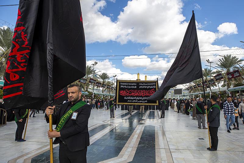 خدمة العتبتَينِ المقدّستَين يحيون ذكرى شهادة الإمام الكاظم (عليه السلام)
