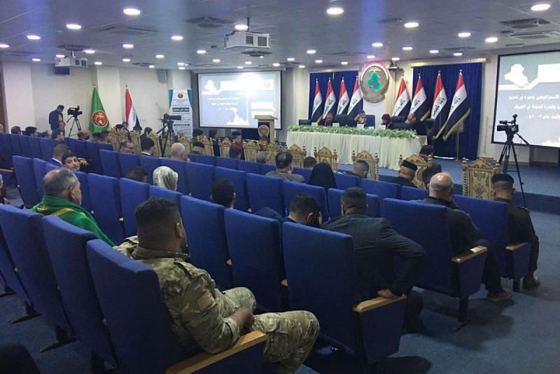 المشرِفُ العام على فرقة العبّاس القتاليّة ينال درجة الامتياز من كلّية الدّفاع الوطنيّ
