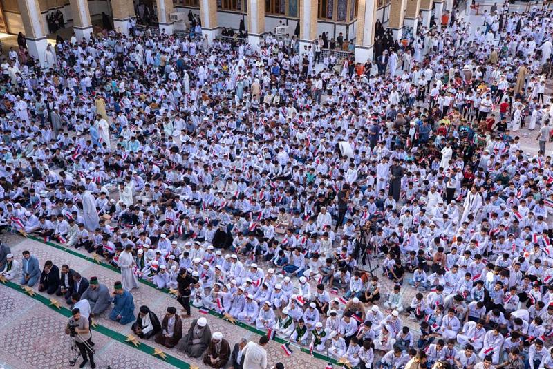 معهدُ القرآن الكريم في النجف يحتفل بتخرّج 13 ألف طالبٍ