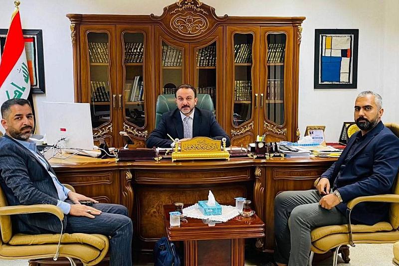 قسم الشؤون الفكرية يبحث سبل التعاون مع دار الكتب والوثائق العراقية