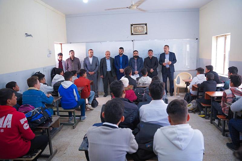 المجمع العلمي يواصل تقديم خدماته القرآنية لطلبة مدارس تربية بابل