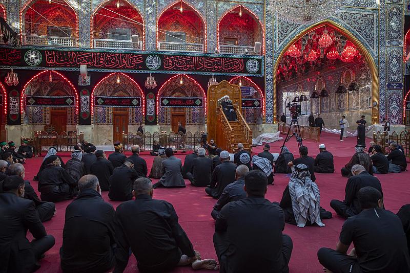لليوم الثالث على التوالي.. العتبة العباسية المقدسة تنظم مجلس عزائها المركزي في الصحن الشريف