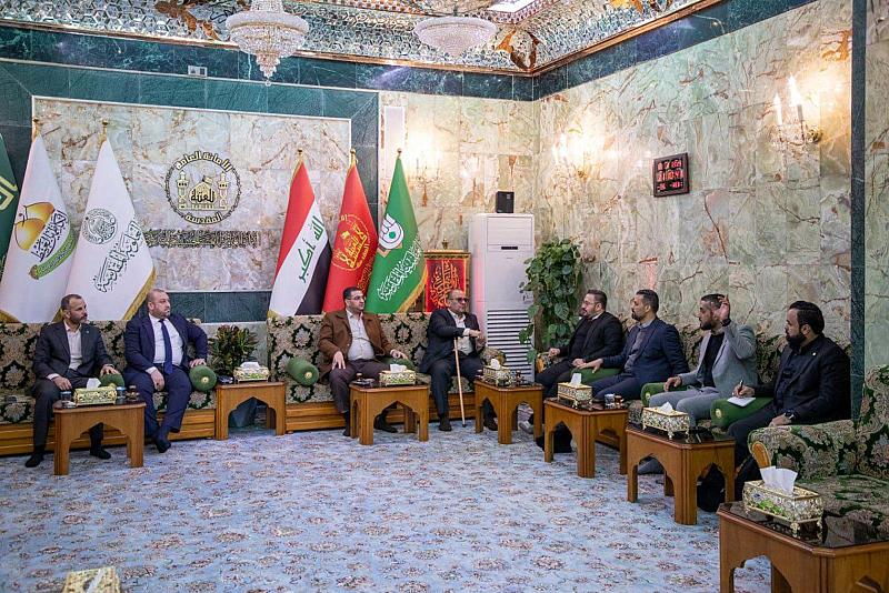 وفد العتبة العباسية ينسق مع العتبة الحسينية تحديد مسارات مرور خريجات دفعة بنات الكفيل