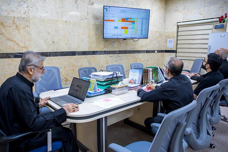 قسم التطوير يناقش تحضيراته لإقامة الموكب الثقافي العام على طريق الزائرين في محور بابل