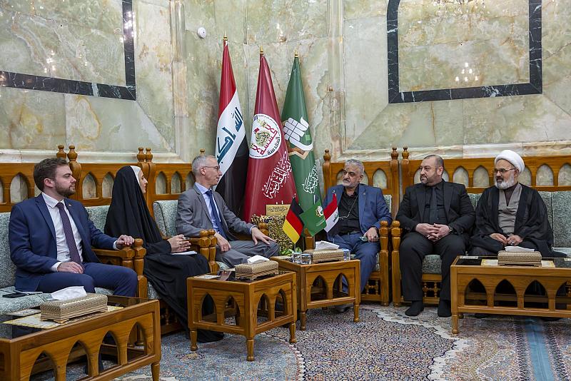 السفير الألماني في العراق يشيد بخدمات العتبة العباسية المقدسة المقدمة للزائرين