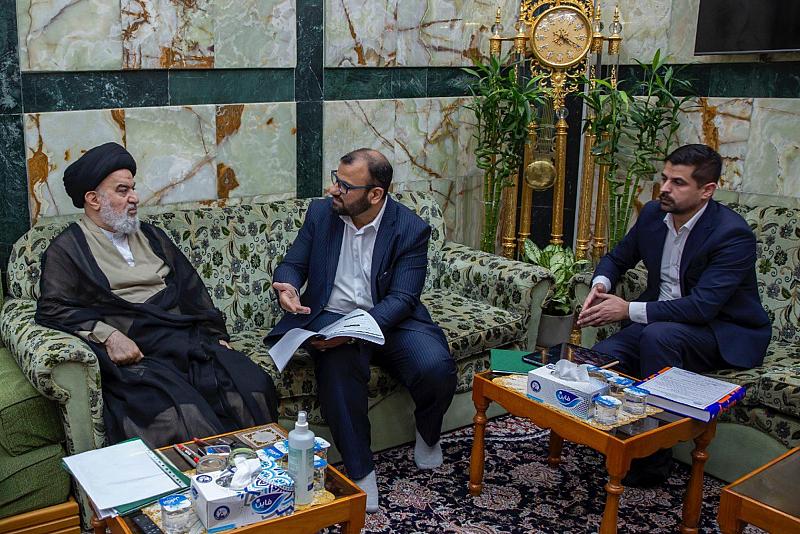 سماحة السيد الصافي يبارك مساعي قسم الإعلام المتجهة نحو (الإعلام التخصّصي) لمواكبة مشاريع العتبة العباسية المقدسة المتنامية