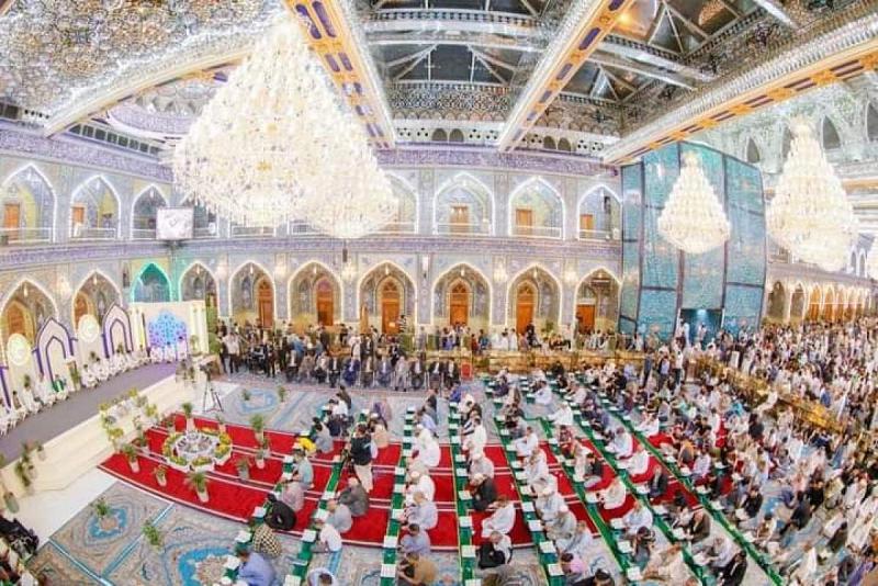 معهدُ القرآن الكريم يختتم برامجه الرمضانيّة بحفلٍ في الصحن العبّاسي المطهّر