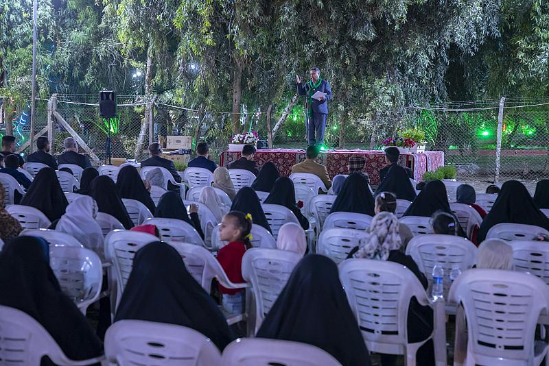 قسم الشعائر والمواكب يحيي ذكرى ولادة الإمام الحسن (عليه السلام) في واحات الحزام الأخضر