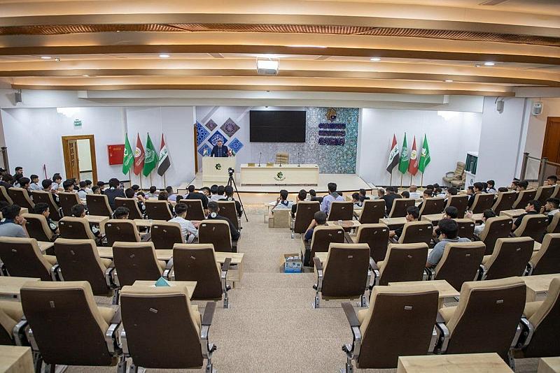 قسم الشؤون الفكرية ينظم برنامجًا دينيًّا لكشافة الكفيل في النجف الأشرف