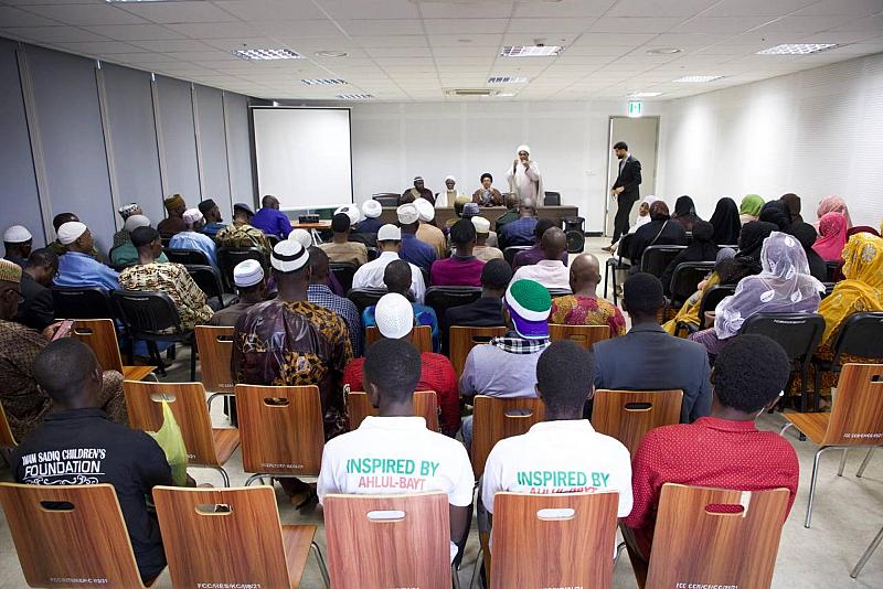 وفد الشؤون الفكرية يحتفي بالمبعث النبوي مع اتباع اهل البيت (عليهم السلام) في سيراليون