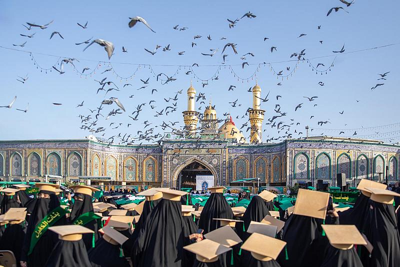 بمشاركة 5 آلاف طالبة.. العتبة العباسية المقدسة تطلق فعاليات حفل تخرج طالبات الجامعات العراقية والدول الإسلامية