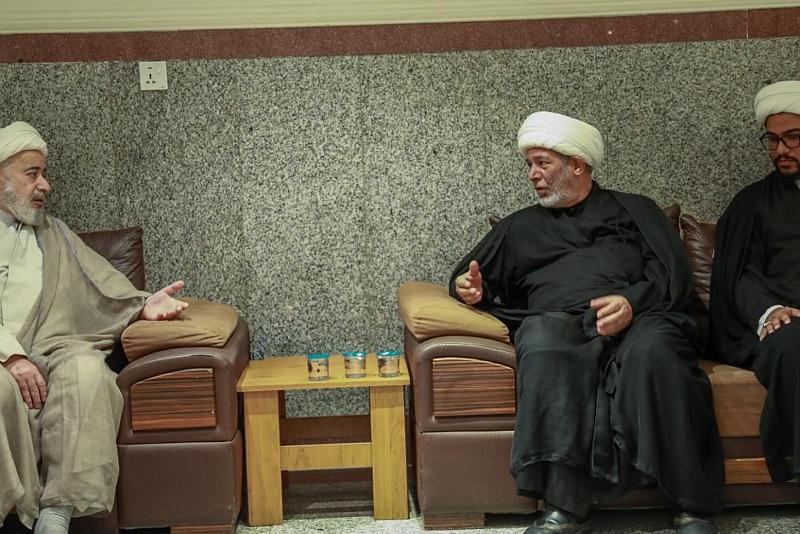 وفد قسم شؤون المعارف يناقش آلية طباعة المؤلفات العقائدية الجديدة للشيخ محمد الطبسي