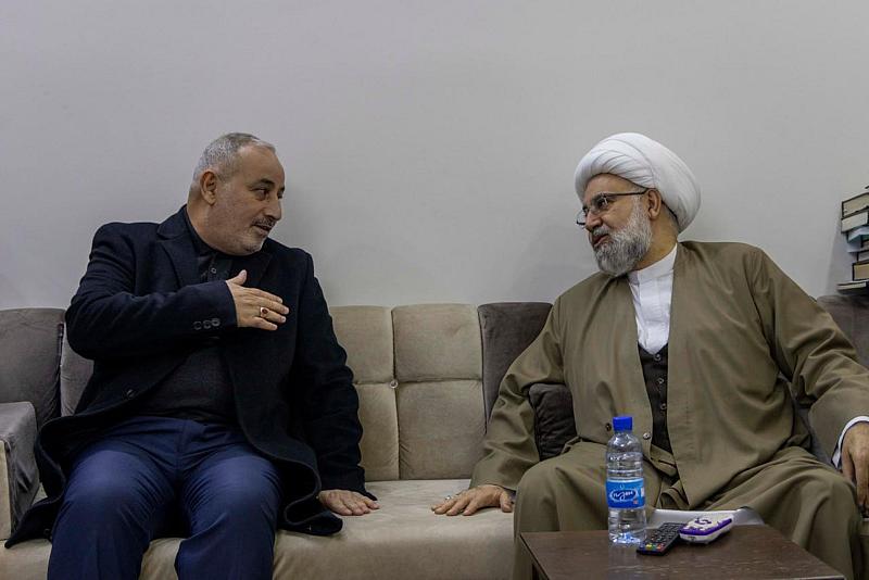 وفد العتبة العباسية يزور مكتب السيد السيستاني في دمشق
