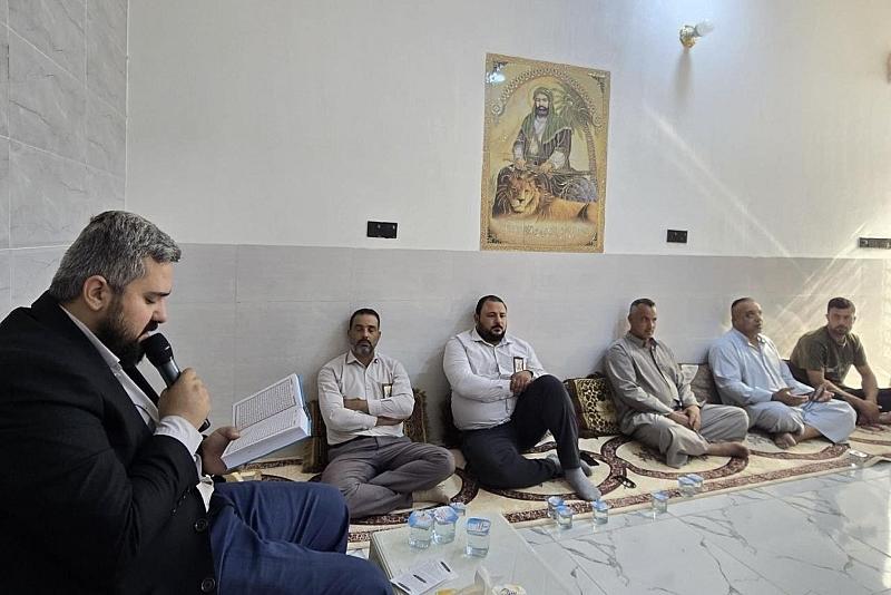 قسم الشؤون الفكرية يقيم برنامجه العبادي الأسبوعي في بابل