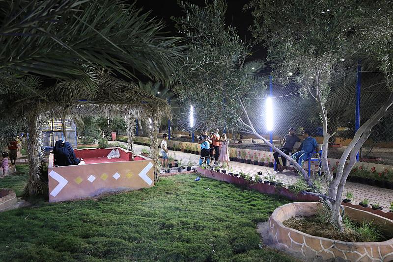 وسط إقبال واسع.. أهالي كربلاء وزائروها يشيدون بمشروع الحزام الأخضر