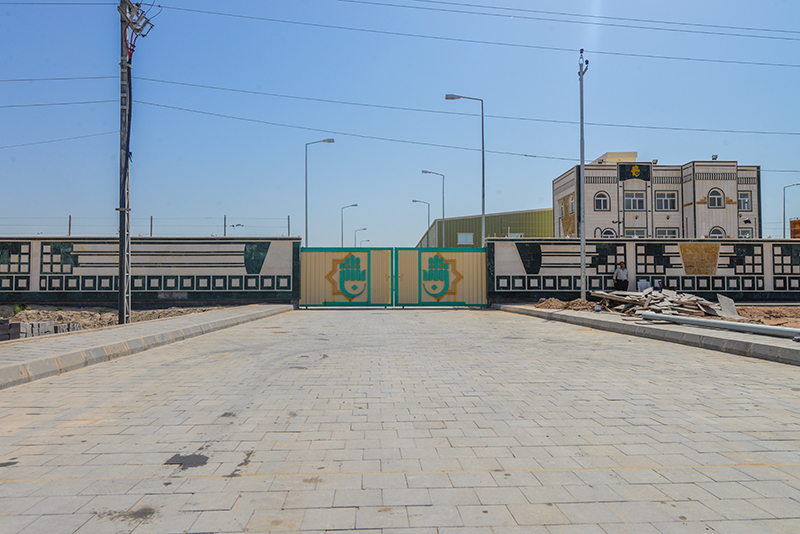الانتهاء من مشروعي الطرق ومبنى الإدارة الخاصة بمصنع الجود للمحاليل الوريدية..