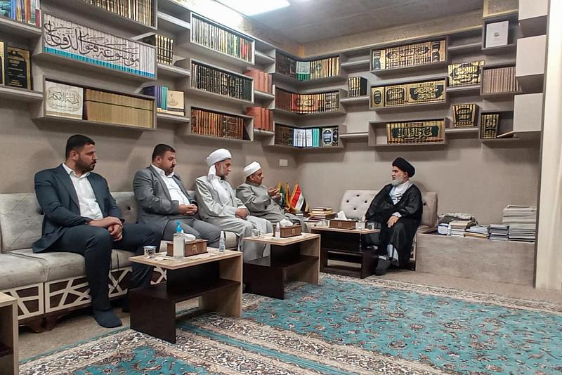 السيد الصافي يدعو إلى إرساء ثقافة التعايش السلمي بين أبناء البلد الواحد والتغلّب على الخلافات