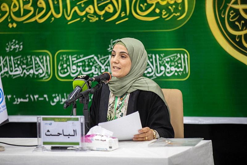 باحثة لبنانية تسلط الضوء على العدالة في نهج الإمام علي (عليه السلام)