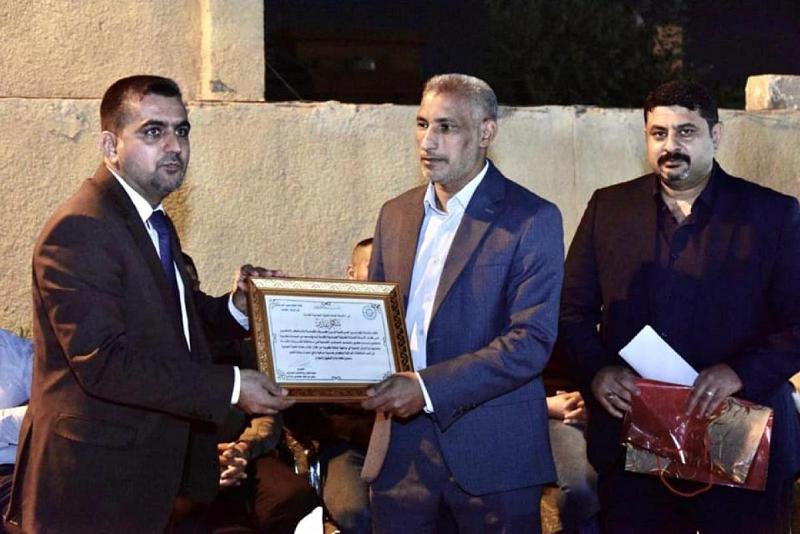 نقابةُ المهندِسين العراقيّين تشيد بكفاءة الملاكات الهندسيّة في العتبة العبّاسية وتقوم بتكريمها