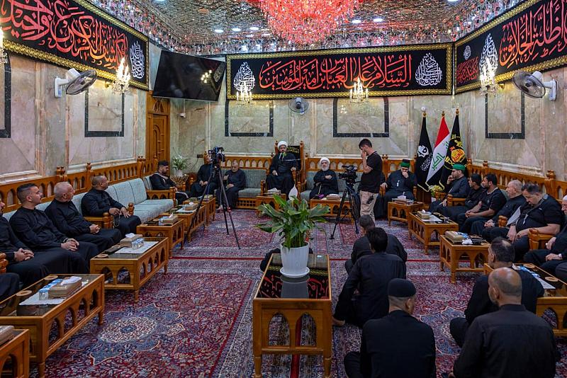 عبر مجلس عزاء.. قسمُ العلاقات العامّة يستذكر مصائب أهل البيت (عليهم السلام)