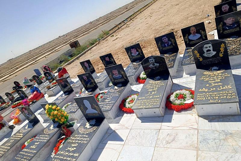 قسم الشؤون الفكرية يفتتح الدفعة الثالثة من قبور ضحايا مجزرة نزلاء سجن بادوش