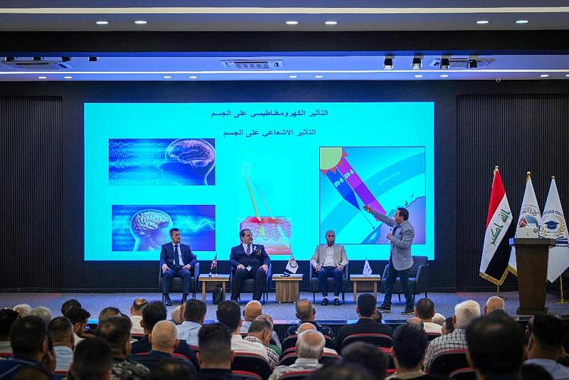 جامعة الكفيل تشارك في دورة تدريبية وتحكيمية للقوة البدنية