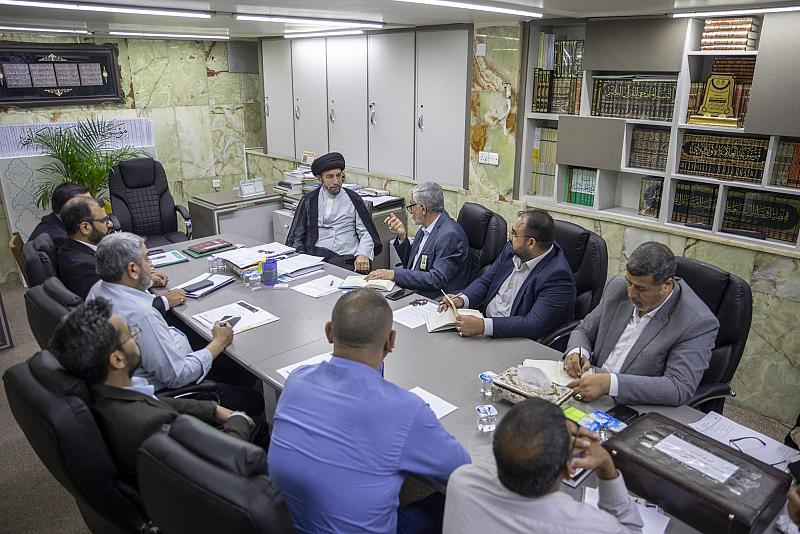 العتبة العباسية المقدسة تعقد اجتماعًا تحضيريًا لإطلاق موسوعة (أحيوا أمرنا) التوثيقية