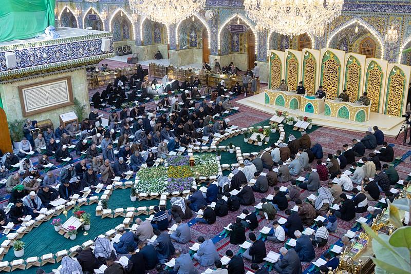 العتبة العباسية المقدسة تشرك قرّاء القوات الأمنية ضمن فعاليات الختمة القرآنية المركزية