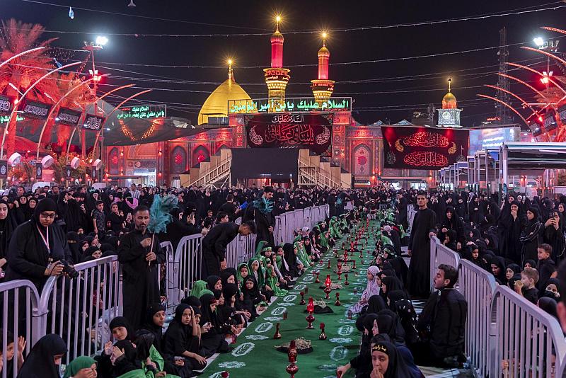للعام العاشر.. منطقة بين الحرمينِ تشهد تنظيم أكبر سفرة باسم السيدة رقية (عليها السلام)