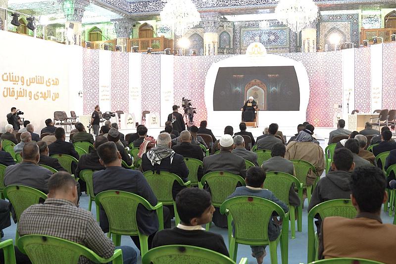 إقامة محاضراتٍ قرآنية لإحياء ذكرى شهادة الإمام علي (عليه السلام) في بابل