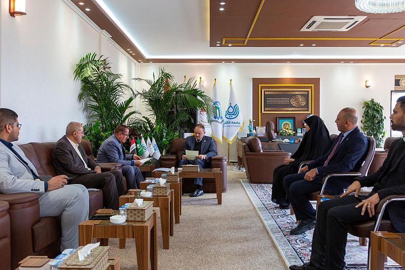 جامعتا الكفيل والبصرة تناقشان تنظيم الفعّاليات والأنشطة العلمية المشتركة