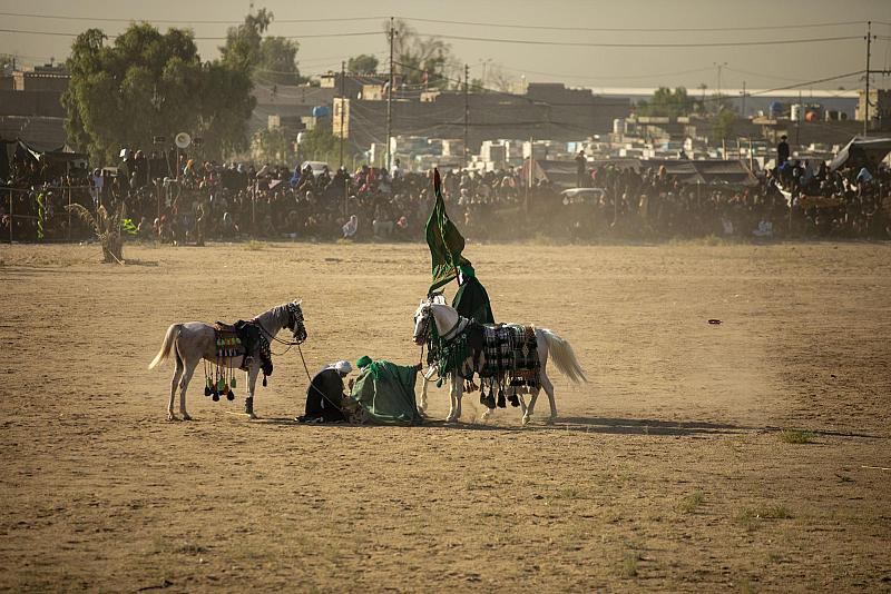 بدعم من العتبة العباسية المقدسة.. موكب الزهراء (عليها السلام) يجسّد واقعة الطف بعمل تمثيلي