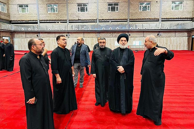 السيد الصافي يجري جولة على مجمّع أبي الفضل العباس (عليه السلام) لخدمة الزائرين