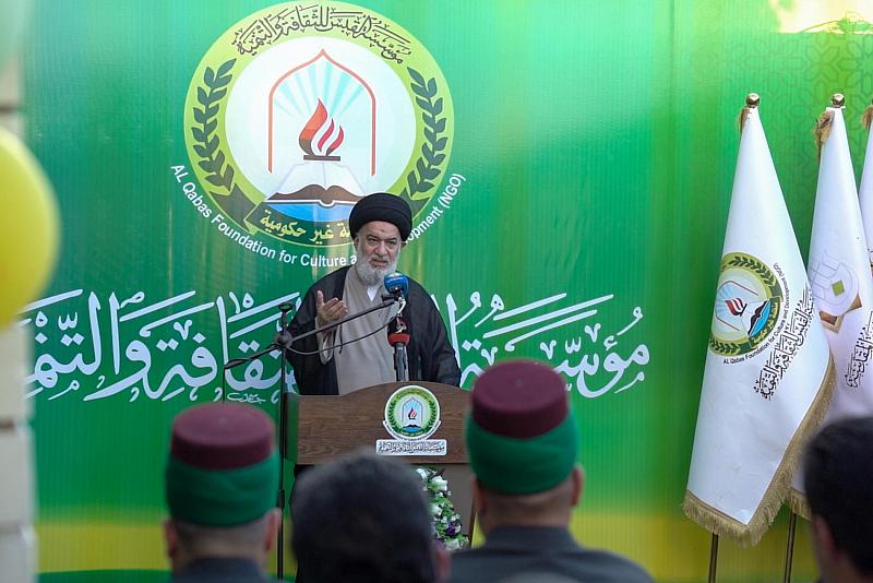 السيد الصافي يدعو إلى الاهتمام بالشباب والمحافظة عليهم وصياغة مطالب فكرية تناسب أعمارهم
